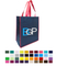 Promotional Logoed 100GSM Non-Woven Shopping Grocery Tote Bag
