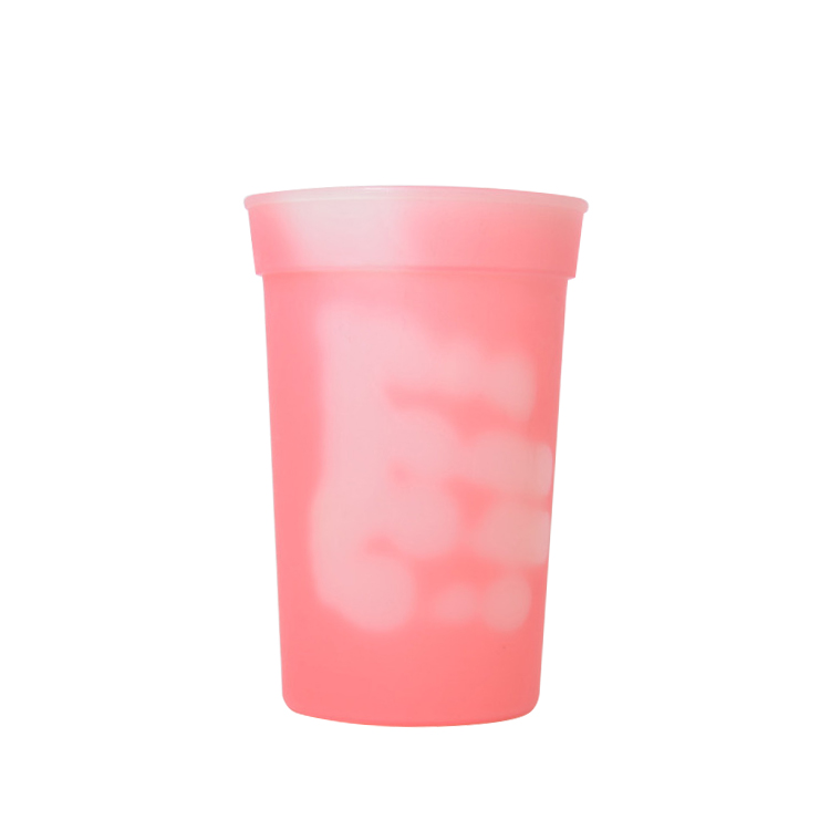 Emotional Temperature PP Color Change Cup Cold And Hot Change Plastic Color Change Cup