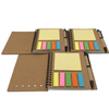 Sticky Flag Journal Notebook Lined Spiral Kraft Paper Cover Notepad with Pen In Holder index labels Sticky Notes
