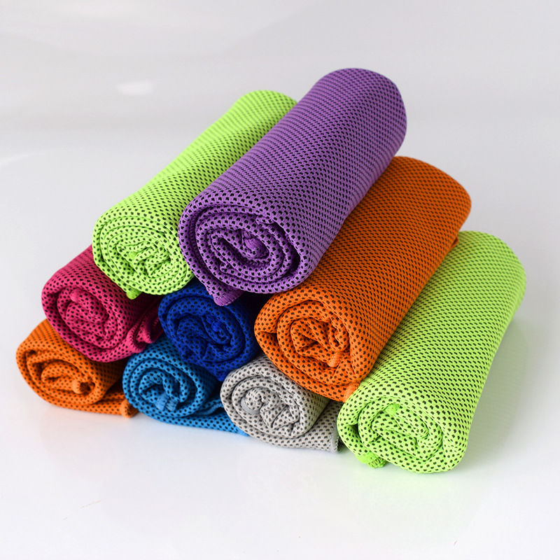 Soft Breathable Microfiber Cool Towel Ice Towel for Yoga Sport Running Gym Workout Camping Fitness