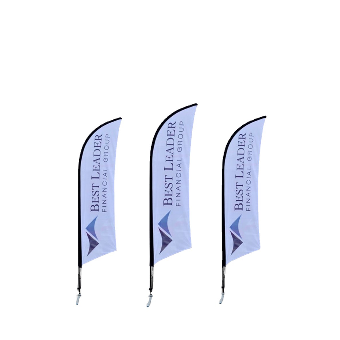 Feather Flag with Pole Kit and Ground Stake Open Signs Swooper Flag Advertisng Feather Banner 