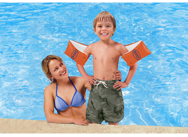 Inflatable Swim Arm Bands Armband for Kids Cute Children Swimming Floatation Sleeves Water Rings Rollup Floats Tube Armlets 