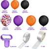 12 Inch Latex Confetti Party Balloons Kit for Halloween Decoration