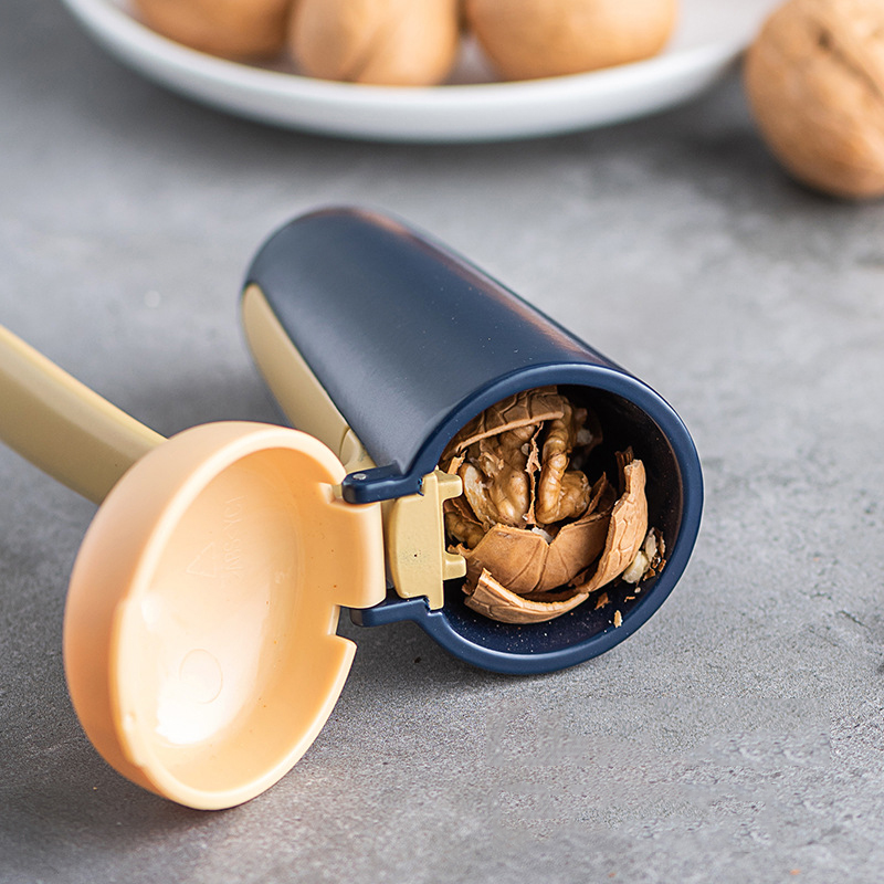 Nut Crackers for All Nuts Splash Proof Shell Metal Crackers Kitchen Tool for Peanut Pecan Walnut Hazelnuts Peeling Clip 