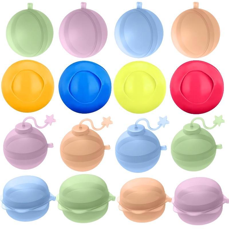 Reusable Water Balloons Silicone Water Splash Ball Water Bomb for Kids Adults Outdoor Activities Water Games Toy